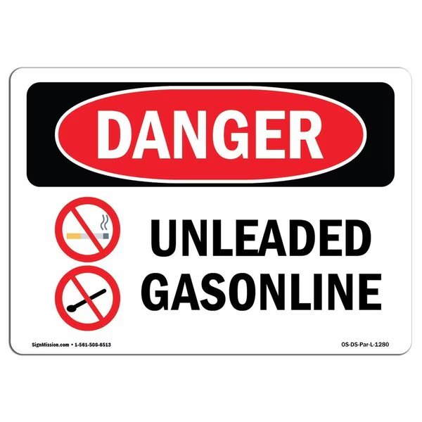 Safety Sign, OSHA Danger, 18